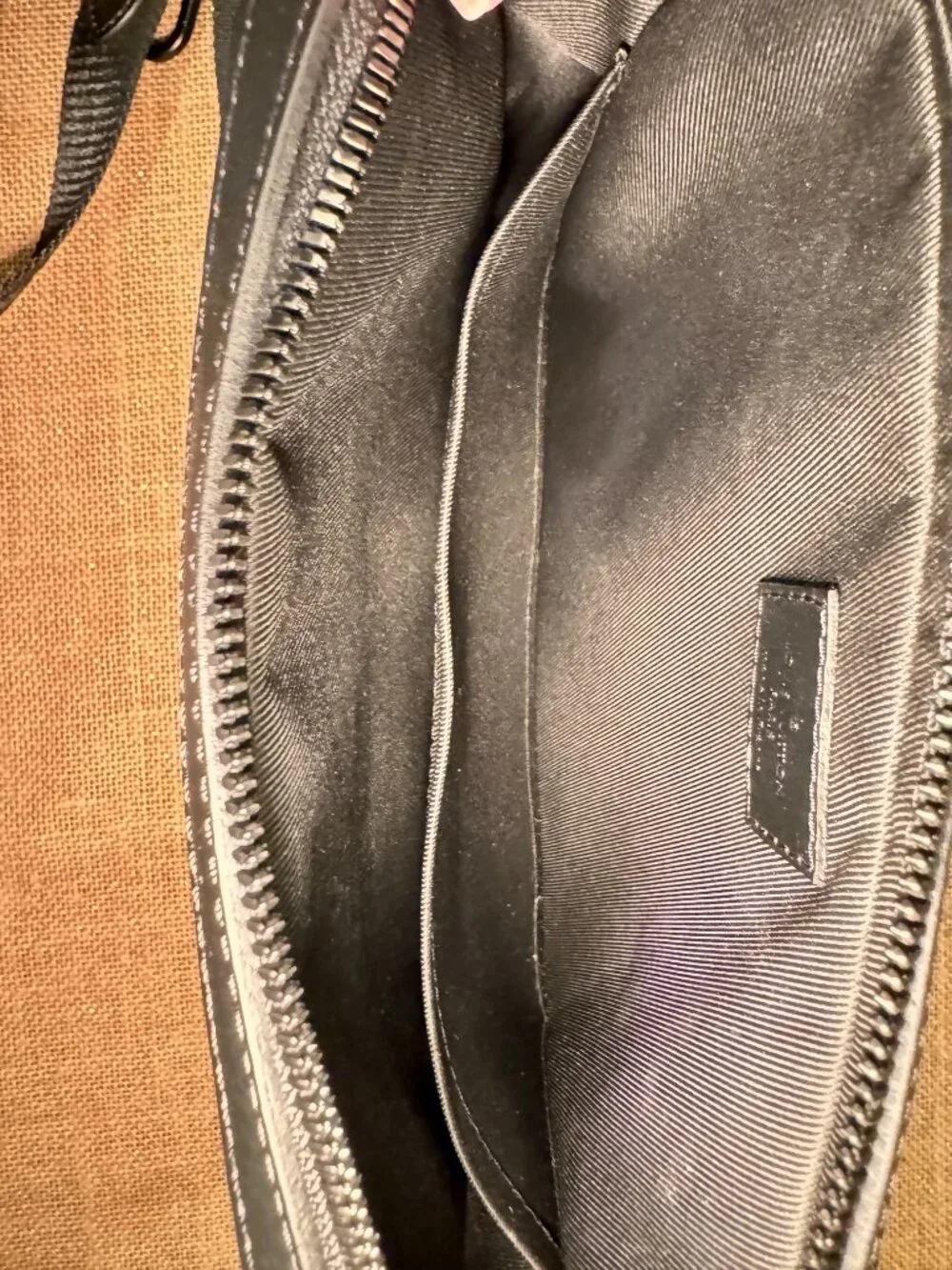 Louis Vuitton Trio Messenger Bag — Black Monogram Shadow Leather | 3-Piece Set